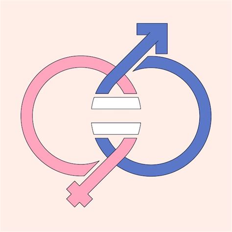 Premium Vector Hand Drawn Gender Equality Iconsymbol