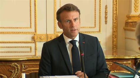 Conseil Des Ministres Emmanuel Macron Pr Vient Les Fran Ais De La