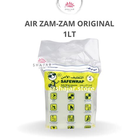 Jual Air Zam Zam 1lt Air Zamzam Murni Air Zam Zam Original 100