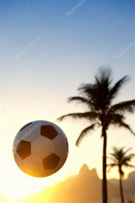 Soccer Ball Sunset