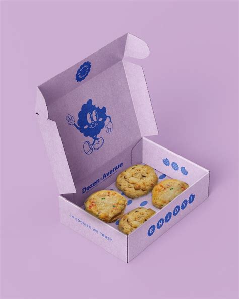 Dozen On The Avenue Cookie Shop With The Branding And Visual Identity