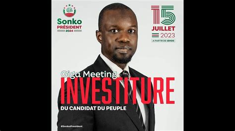 Investiture De Sonko Pape San D Chire Le Communiqu Du Gouverneur Et