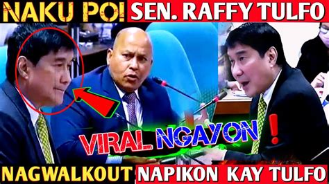 Naku Po Sen Raffy Tulfo At Sen Bato Nagkainitan Sa Senado Youtube