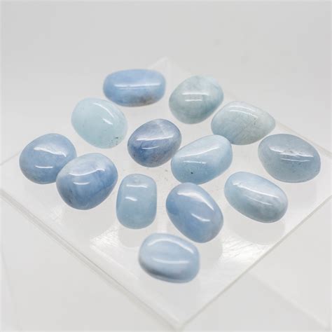 Buy Aquamarine Tumbled Stone 3520 - Colliers Crystals