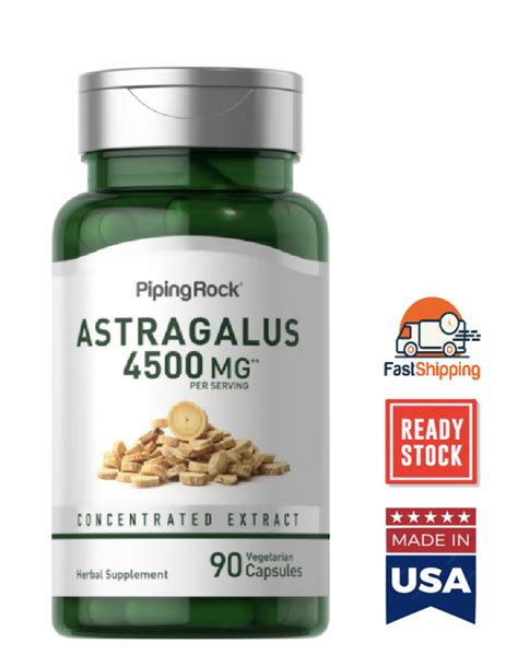 Ready Stocks Astragalus Root 4500mg Lmmune System Anti