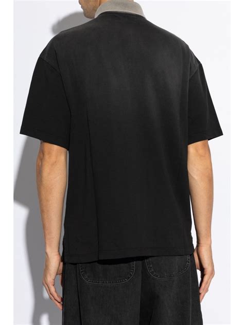 AMIRI Playera Tipo Polo Con Logo Bordado Negro FARFETCH MX