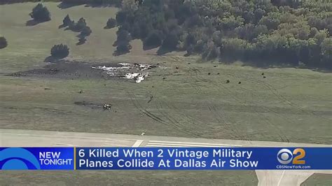 6 Killed When 2 Vintage Military Planes Collide At Dallas Air Show