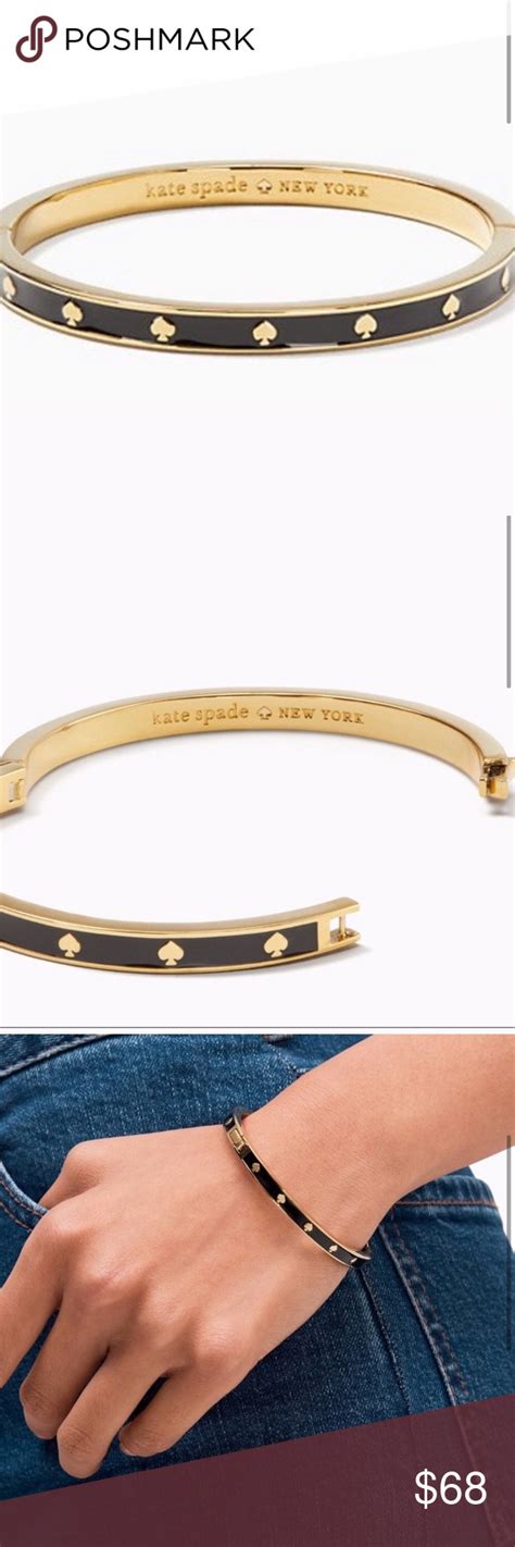 Kate Spade New York Spot The Spade Hinged Bangle Hinged Bangle Bangles Kate Spade