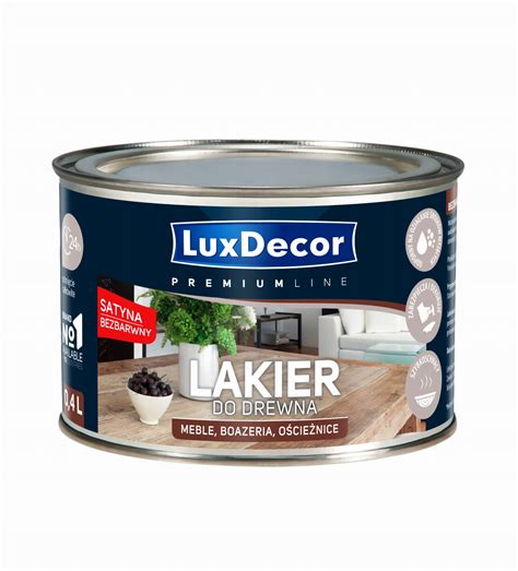 LUXDECOR Lakier do drewna satyna 0 4L porównaj ceny Allegro pl