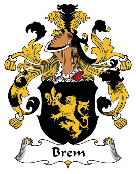 Brem Coat Of Arms German Digital Art By Heraldry Pixels