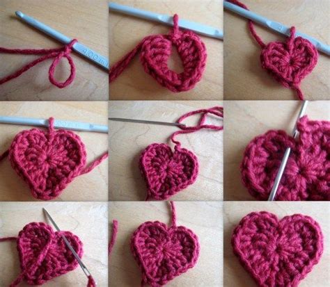 Heart Motif C Urs Au Crochet Tricot Et Crochet Confection Au Crochet