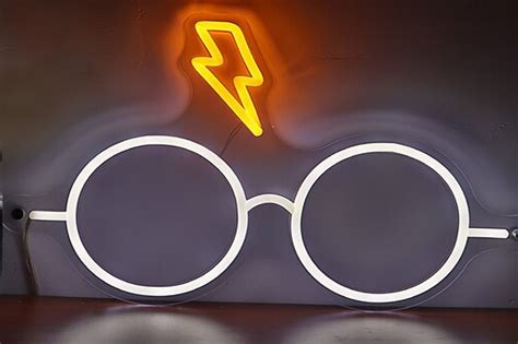 Painel Luminoso Led Neon Harry Potter X Cm Elo