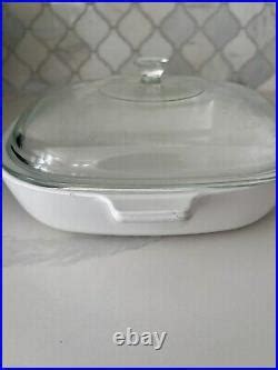 Vintage Corningware Blue Cornflower P B Casserole Dish With