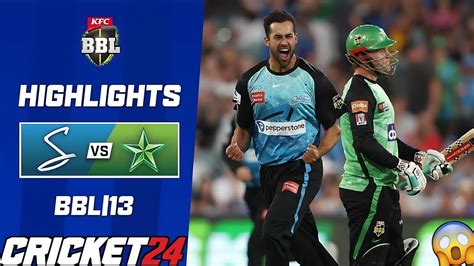 Adelaide Strikers Vs Melbourne Stars BBL 2023 Cricket 24 YouTube