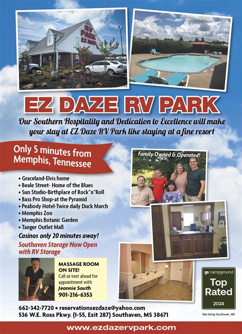 Ez Daze Rv Park Southaven Campgrounds Good Sam Club