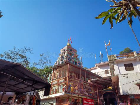 Neelkanth Mahadev Temple In South Indian Art With Blue Sky At Morning