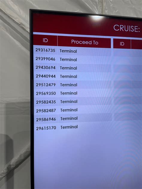 Disney Cruise Line - Embarkation Screening - Travel With The Magic