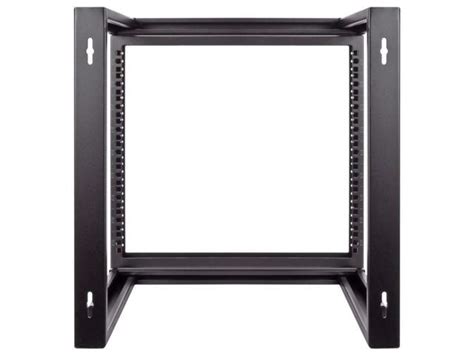 Navepoint U Wall Mount It Open Frame Rack With Swing Out Hinged