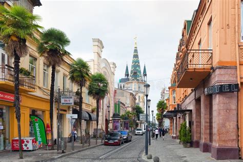 Street View Of Batumi Editorial Stock Photo Image Of Architecture