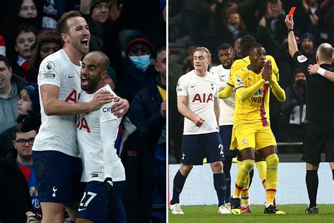 Tottenham 3 Crystal Palace 0 Spurs Trounce 10 Man Palace As Harry Kane