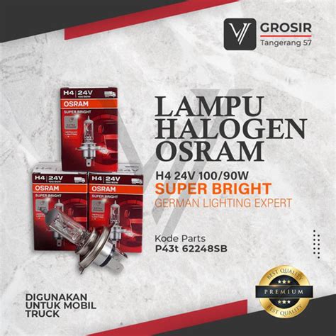 Jual Bohlam Lampu Halogen Osram H V W Bus Truck German