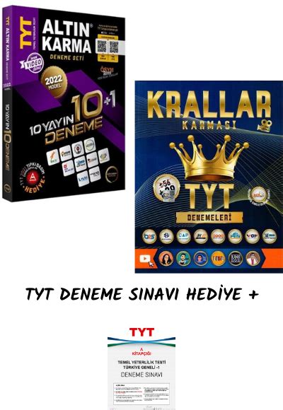 2022 Altın Karma Tyt Deneme Sınavı 2022 Krallar Karması Ttyt Denemesi