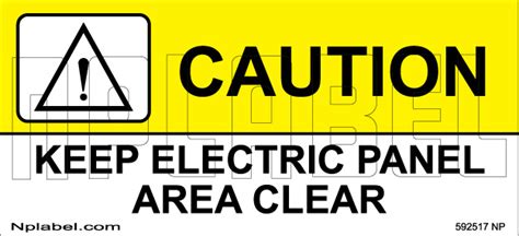 Electrical Panel Board Labels