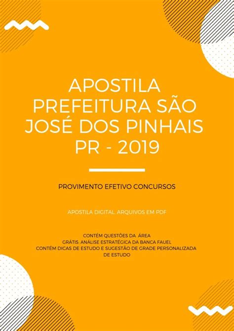 Provimento Efetivo Concursos Apostila Psic Logo Prefeitura S O Jos