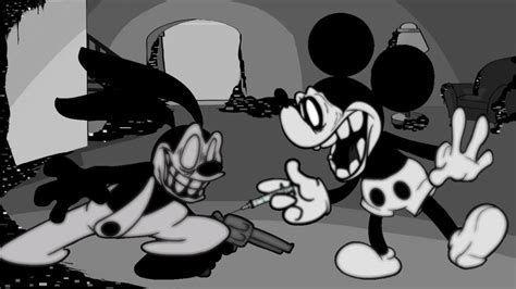 FNFUnstoppable Block But Oswald And Mickey Mouse Sings It YouTube