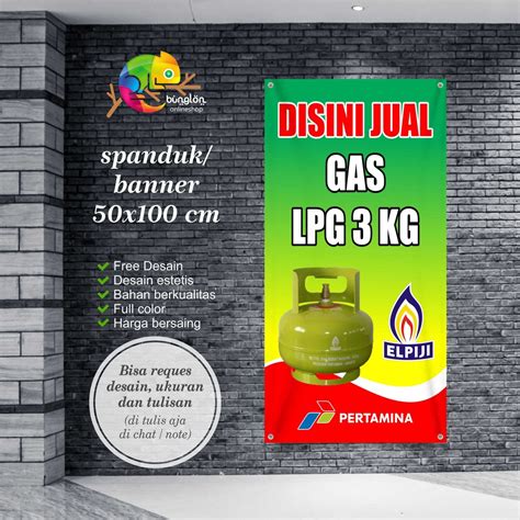 Contoh Spanduk Jual Gas 3 Kg 57 Koleksi Gambar