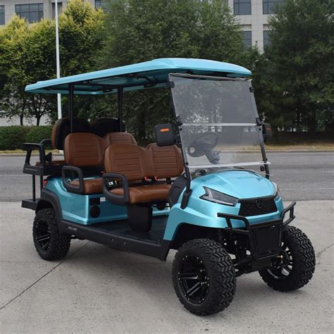 Zycar New Seat Golf Cart Person V Lifted Electric Golf Buggy