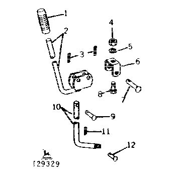 310A BACKHOE LOADER CONTROLS LINKAGE 3115 EPC John Deere