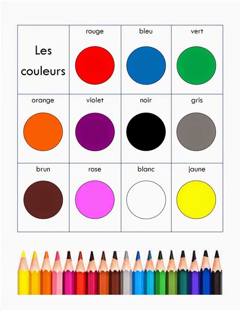 Apprendre Les Couleurs En Fran Ais Pdf