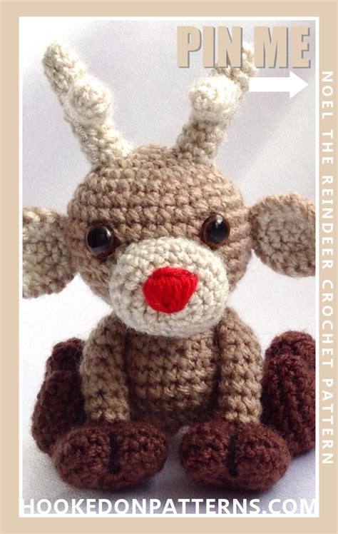 Reindeer Crochet Pattern Noel Hooked On Patterns