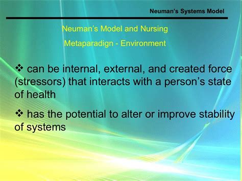 Betty Neuman Systems Model