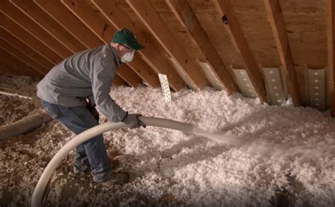 Installing Loose Fill Insulation In Attics Knauf Insulation Blown