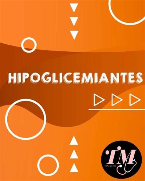 F Rmacos Hipoglicemiantes Tips Medic Udocz