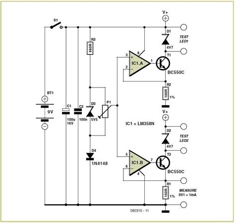 Led Test Circuit Schematics Pdf Circuit Diagram