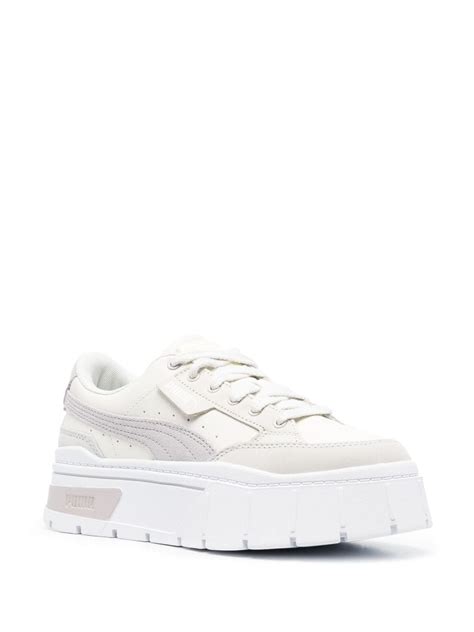 Puma Low Top Platform Sneakers Neutrals Farfetch