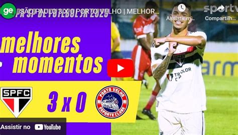 COPINHA Assista os melhores momentos e os gols de São Paulo 3 x 0