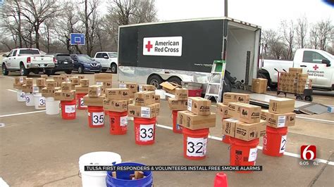 Tulsa First Responders Volunteers Install Free Smoke Alarms