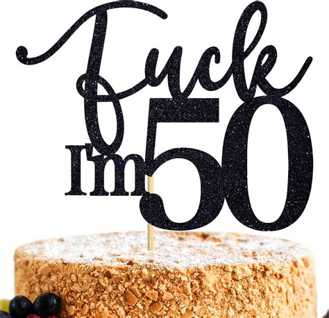 Amazon Fuck I M Cake Topper Cheers To Years I M Not Old I M Vintage Happy Th