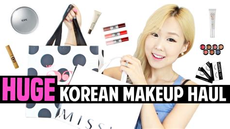 Huge Korean Makeup Haul 한국 화장품 하울 진짜 많음 Youtube