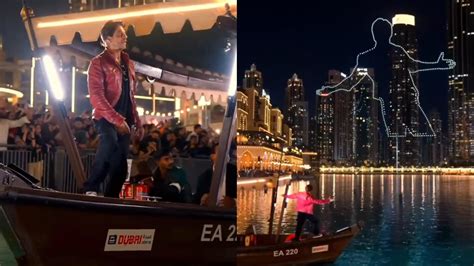 Shah Rukh Khan Recreates His Signature Pose As Drones Light Up Dubai