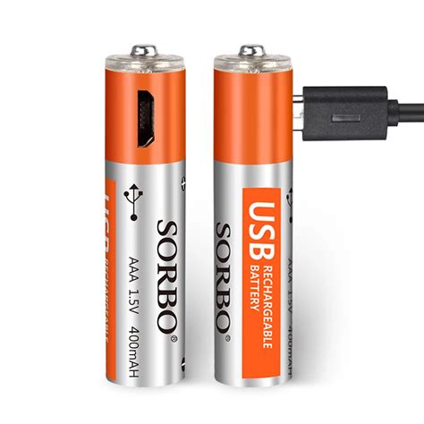 Rechargeable Micro Usb Mah Aaa Lithium Battery Buy Lithium