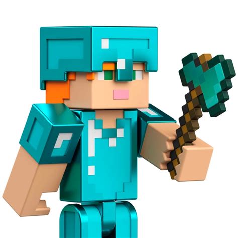 Minecraft 8cm Figure Alex In Diamond Armour Smyths Toys Ireland