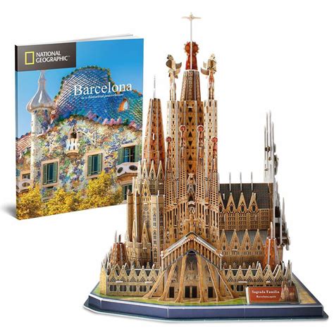 Cubicfun National Geographic D Puzzle Sagrada Familia Barcelona