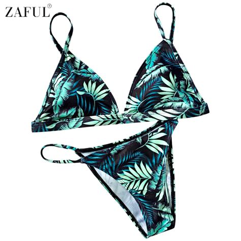 Zaful Swimwear Women Sexy Micro Bikinis Set Brazilian Bikini