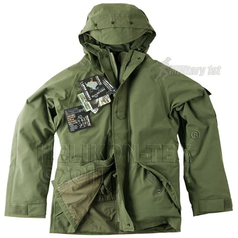 HELIKON ECWCS MILITARY PARKA WATERPROOF TACTICAL ARMY SMOCK MENS POLAR