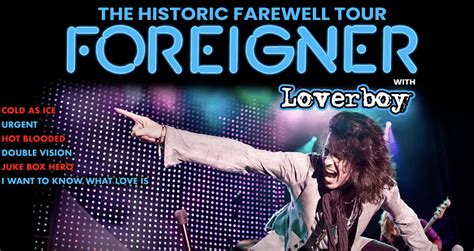 Foreigner Announces Farewell Tour Best Classic Bands